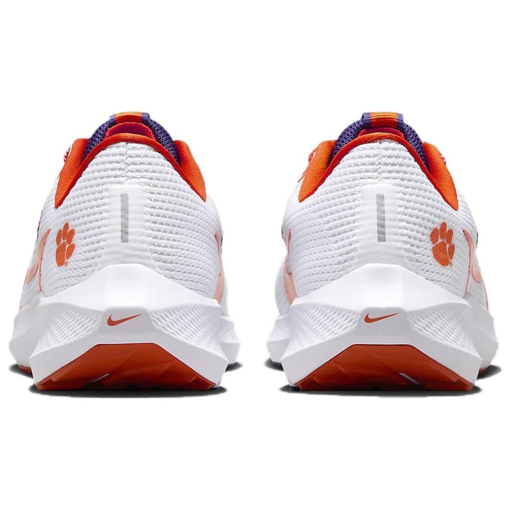 Nike Air Zoom Pegasus 40 Clemson мужские кроссовки белые New-Orchid University-оранжевый DZ5966-100