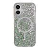 Роскошный чехол для мобильного телефона iPhone16Promax с блестками подходит для Apple 12, эпоксидный магнитный защитный чехол, противоударный 15.