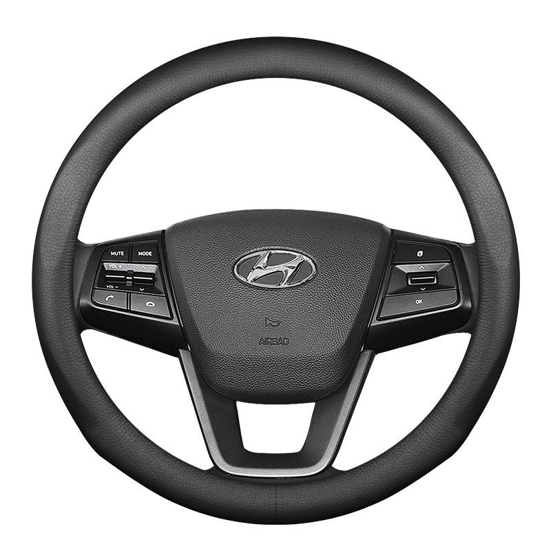 Всесезонный кожаный чехол на руль для Hyundai Tucson, IX35, IX25, Sonata, Elantra, Reina, Lingdong
