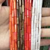 4x13 мм Трубчатые бусины из пресноводного перламутра для DIY ожерелья и браслета