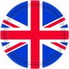 Best Of British Union Jack Party Plates (Pack of 8)
