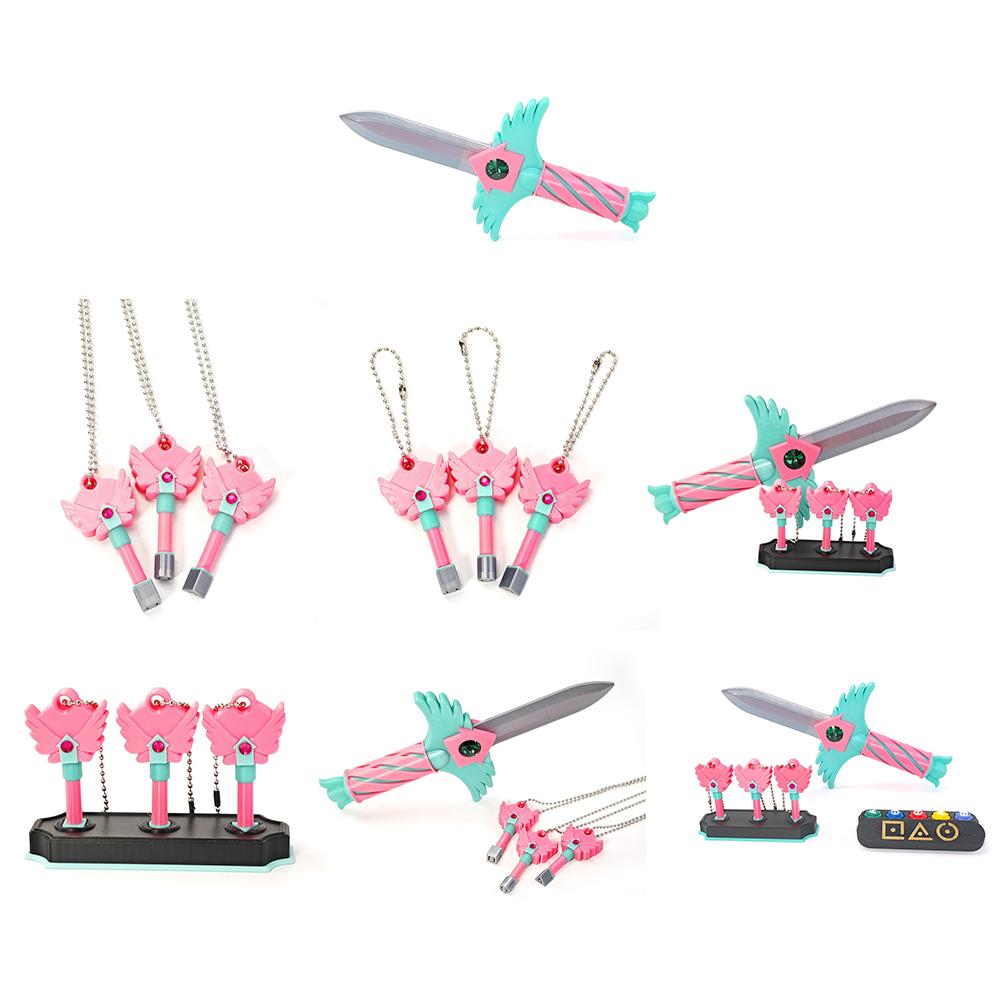 Сезон 3 Корейская традиционная игра Кальмар Ожерелье 3D Печать Косплей Ожерелье Брелок-кальмар для фанатов ТВ Семейных вечеринок Подарков