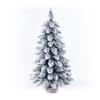 Artificial Desktop Christmas Tree With Led Light Nordic Flocking Christmas Tree Door Wall Ornament New Year Christmas Decoration