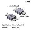 USB3.0 Micro B Adapter High Speed Type-C USB3.0 Micro B Connector  Phone Accessories