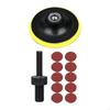 100mm Quick Change Disc Pad Holder Sanding Discs Grinder Accessories with Sandpapers for