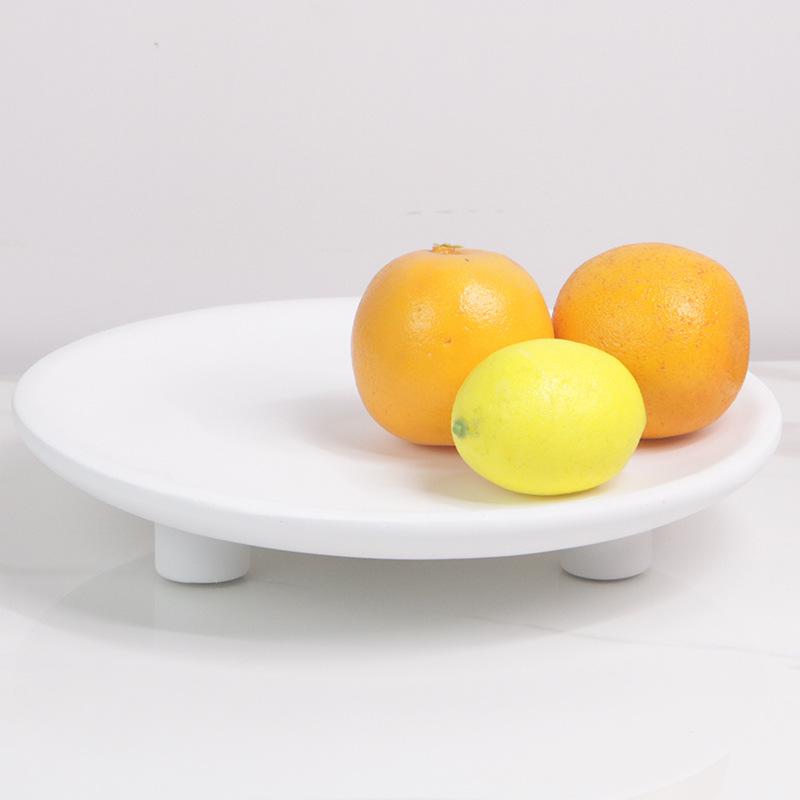 Современная минималистская модель дома фруктовая тарелка скандинавский креативный трехногий поднос обеденный стол мягкие украшения выставочный зал хранение украшения
