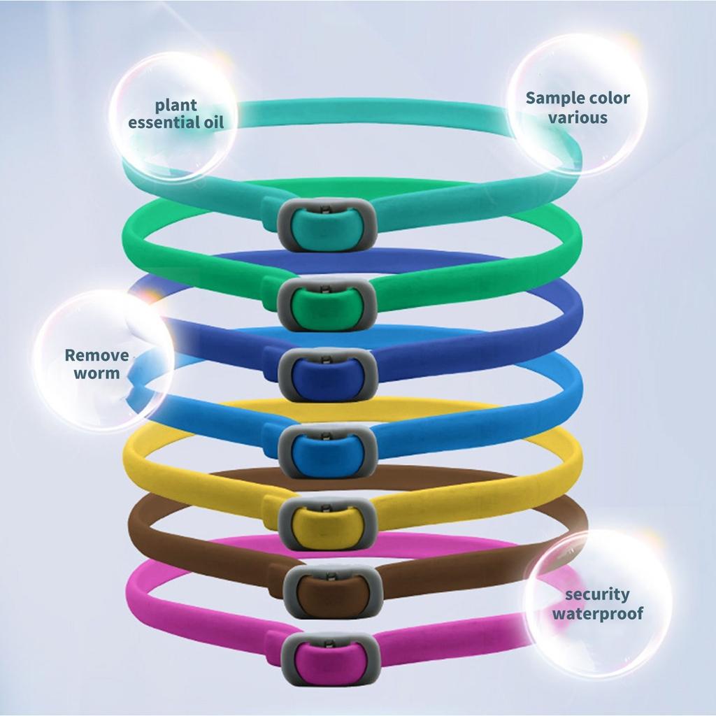 Tick Collar Flea Collar For Cats Effectively Protects Against Skin Allergies Soft And Comfortable Adjustable And Waterproof Suitable For All Cats