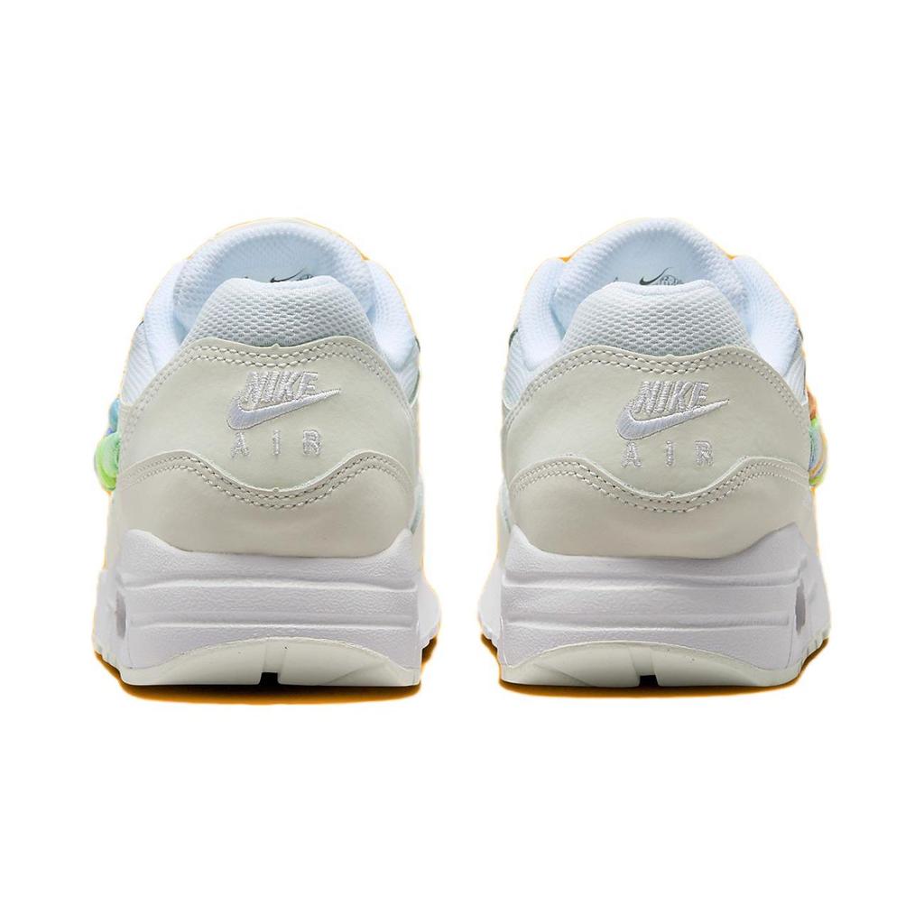 Nike Air Max 1 SE GS Rainbow Lace Swoosh Kids Sneakers Cream White Summit-White FN4782-100