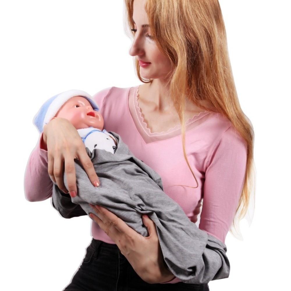 Comfortable Nursing Scarf Button Breastfeeding Blanket Practical Mother's Nursing Towel Baby Wrap