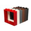 10 шт. 60594 Рама для окна 1x4x3 Строительные блоки Аксессуары Moc Совместимые с Строительными кирпичиками DIY Детские игрушки