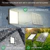 Настенный светильник на солнечной энергии, газонная лампа, внутренние и уличные солнечные настенные светильники, 124 светодиода * 2 с пультом дистанционного управления