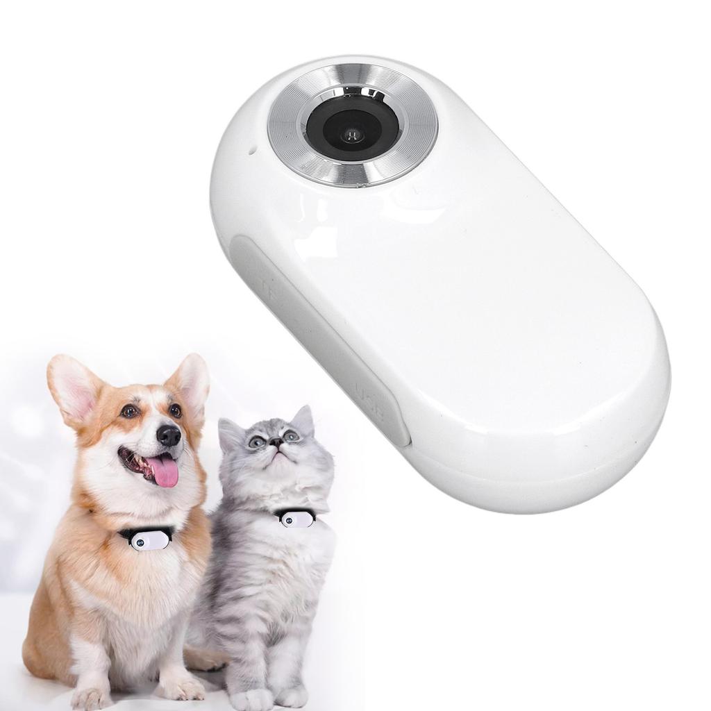 Камера-ошейник для питомца 120 градусов Широкоугольная Подключение OTG Легкая Маленькая экшн-камера Спортивная камера для питомцев с задним зажимом для собак кошек