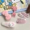 Kawaii Pink Clip Collection Cute Child Gilr Shape Hairpins  Hair Accessories Gift