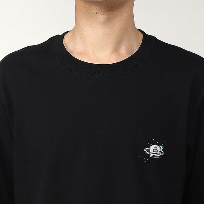 Футболка Retro Space Adventure Brushed Black [Chums] L/S мужская