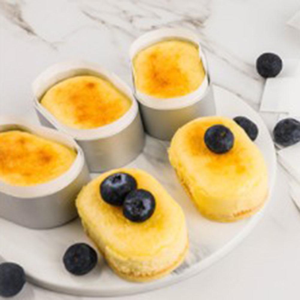 10шт мини-алюминиевые овальные яйца в форме чизкейка кольца полуфабрикаты формы для хлеба