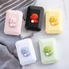 Portable Beauty Contact Lens Storage Box Organizer Cute Cartoon Dinosaur Girl Women Contact Lenses Cases Contact Lens Container