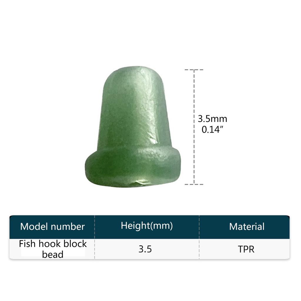 50pcs Fishing Accessories Hook Stop Beads Hair Rig Bait Screws Swivel Rings Stoppers For Carp Terminal Tackle Fixator