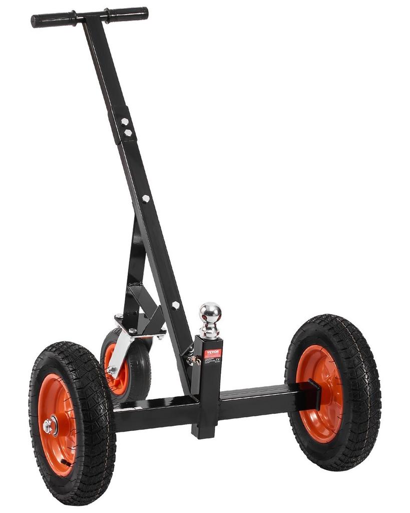 1000lbs Trailer Dolly 16.7 and 22 in Adjustable Height 2 in Ball 14 in Tires