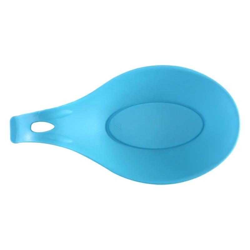 1pc Gadgets Silicone Multipurpose Spoon Rest Mat Holder for Tableware Kitchen Supplies Accessories