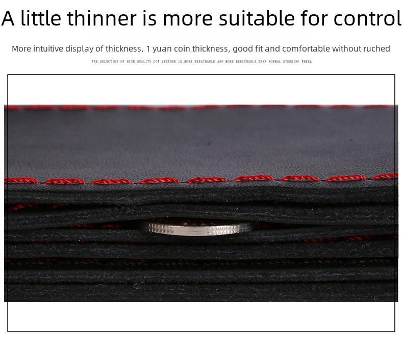 Универсальная оплетка на руль из коровьей кожи ручной работы для всех сезонов