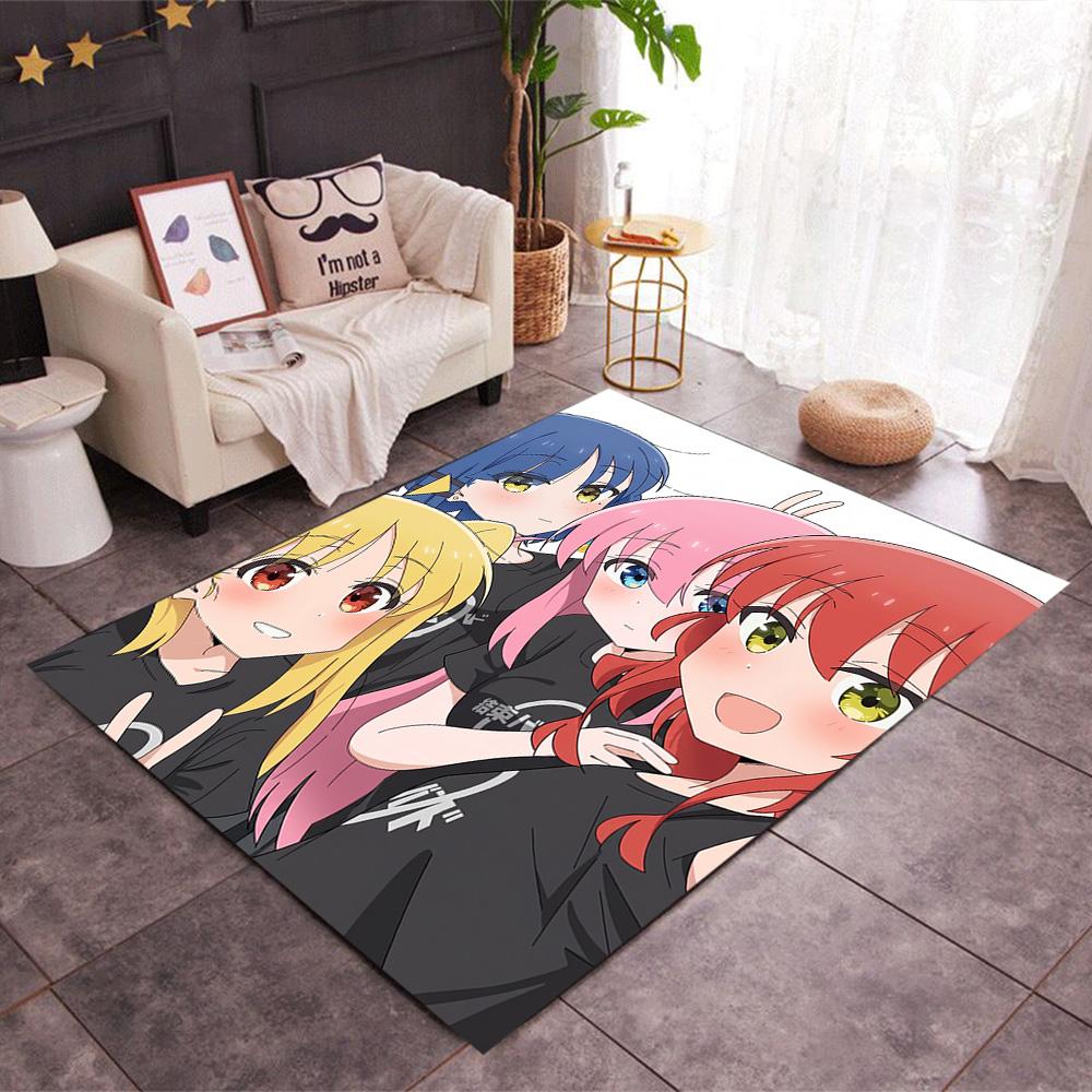 Rock Star Night Carpet Design for Bedrooms Dormitory Playrooms Living Rooms Antislip Carpet Anime Office Decor Gift for Festivals