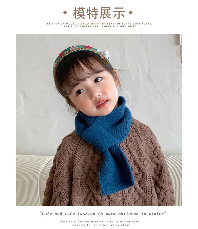 Children's Knitted Scarves for Boys and Girls
