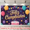 Party Backdrop Flat Feliz Cumpleaos Events Wedding Coming Ceremony Four Season Photo Background Decor Front Door Decor Planners