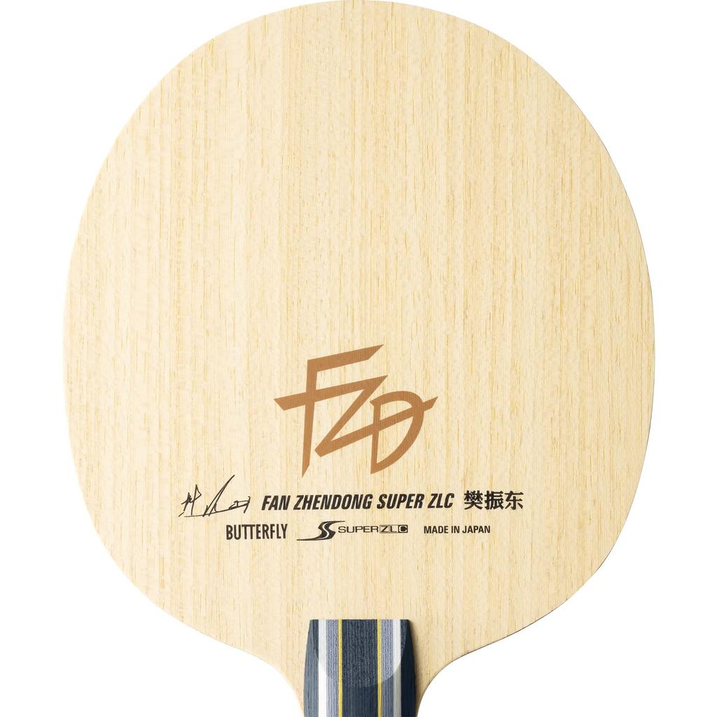 Butterfly Fan Zhendong SUPER Offensive Shakehand Table Tennis Blade 157 x 150mm ZLC-FL Racket, 37251, Size (Regular)