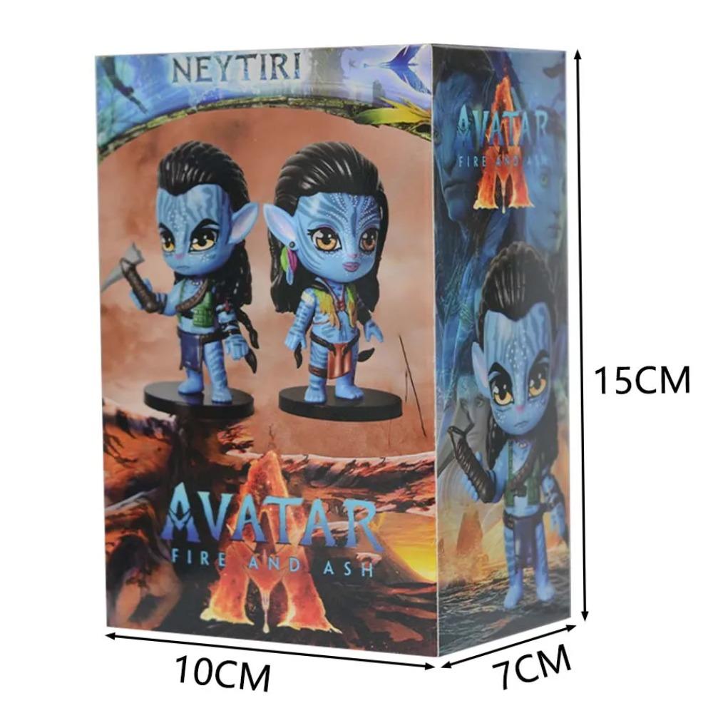 Аватар 2 Нейтири и Джейк Салли ПВХ Фигурка Модель Маленькие Статуэтки Коллекционные Предметы Настольные Украшения Модели Кукол Украшения Подарки
