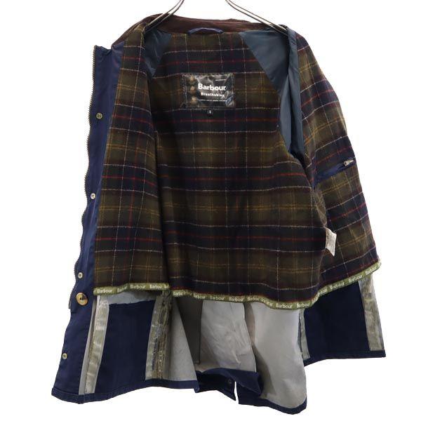 Barbour Long Sleeve Blouson S Navy Back Fleece Men's Used