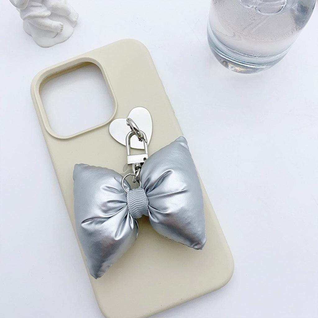 Cute Bowknot Heart Star Keychain Pendant Bag Phone Pendant Women Backpack Handbag Charm Lovely Hanging Decoration