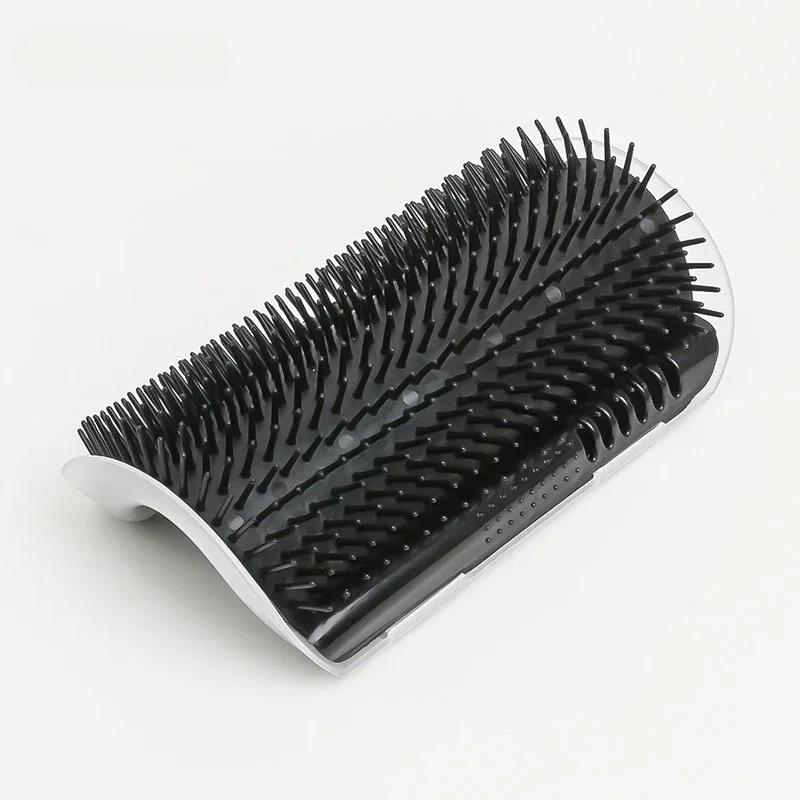 Cat corner brush comb, cat massage grooming, cat arch-shaped plastic self-cleaning scratching board product