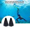 1 Pair Swim Fins Comfortable Non-slip Ergonomics Professional Auxiliary Training Silicone Short Swimming Training Flippers Water Sports