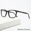 Rice Nails Acetate Square Frame Photochromic Men Anti Blue Ray Women Presbyopic Prescription Women Reading Glasses Custom 0~+600