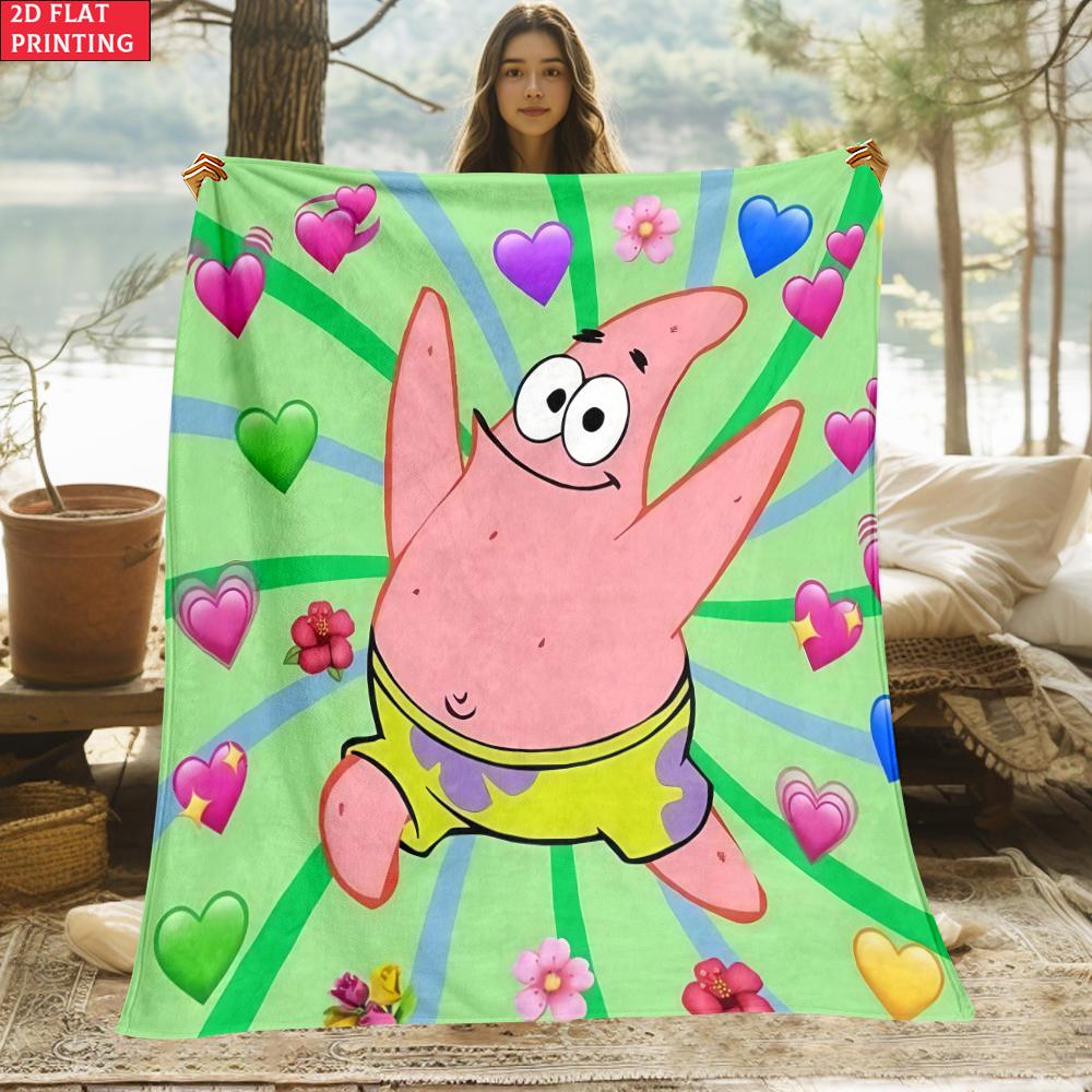 Magic Conch thin Flannel Blanket for Bedrooms,Living Rooms,Sofas Blankets,Lunch Breaks,Picnics,blankets fluffy blanket
