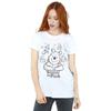 Disney Womens/Ladies Winnie The Pooh Collage Sketch Cotton Boyfriend T-Shirt