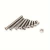 430piece set of M2 stainless steel Phillips head screws and nuts, multi-purpose fasteners, for DIY projects and furniture repair
