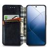 For Xiaomi 14T Pro PU Leather Case Rhombus Imprint Wallet Stand Phone Cover