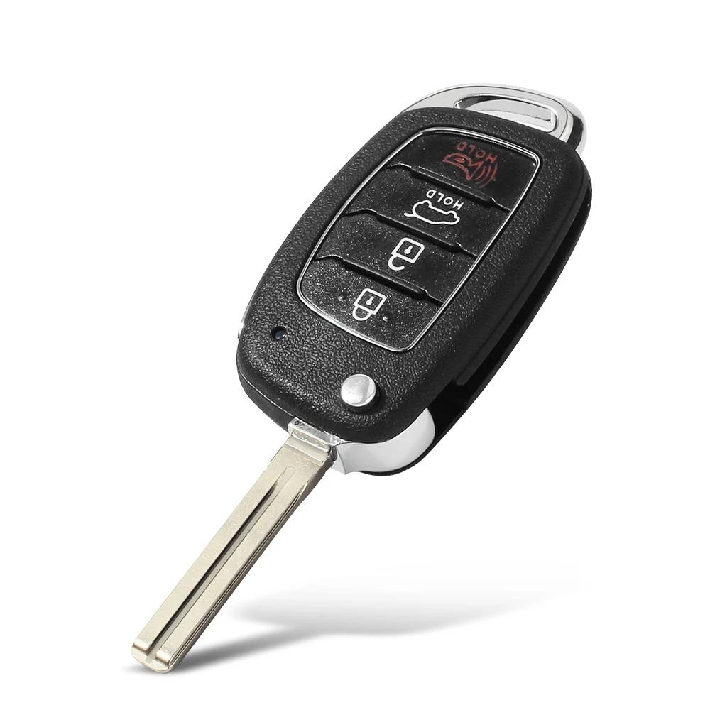 Корпус ключа дистанционного управления с 2/3/4 кнопками для Solaris Creta Ix25 Kona Tucson Sonata I40 Elantra Ix35 I20 Ix45 2017-2019