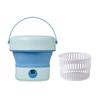 Compact Folding Mini Washing Machine for Students - Perfect for Underwear and Socks.