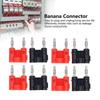 5 Set Copper ABS Dual Banana Plug 32A 1000V Banana Socket Speaker Banana Plug  Electronic Equipment