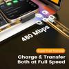 90 Degree USB Type C Cable 100W Quick Charging Data Transfer Cables Portable Right Angle USB-C Wire for IPhone Samsung Xiaomi