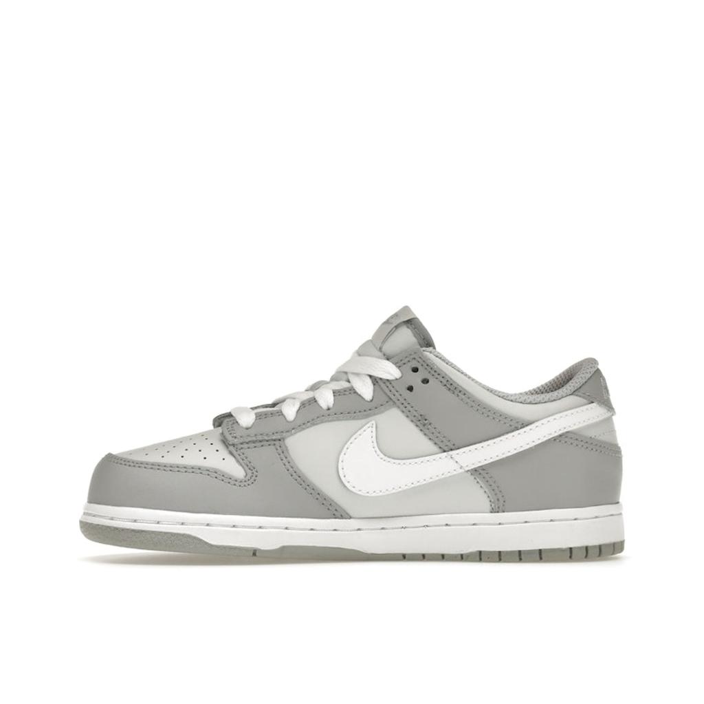Nike Dunk Low PS Wolf Grey Kids Sneakers Pure-Platinum White DH9756-001
