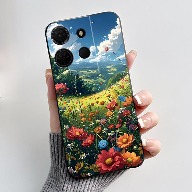 Bright New Pattern Anti-scratch Black Casing For TCL 503 Pattern Cover For TCL K32 5G (T513W)/TCL K33 5G (T513Z) Soft Case