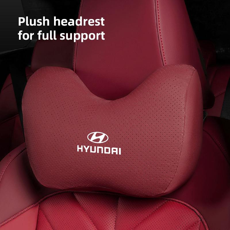 Car Seat Headrest Memory Foam Comfort Neck Pillow For Hyundai Creta Matrix Bayon Venue Veloster Getz Ioniq IX35 I40 Sonata IX20 RR9