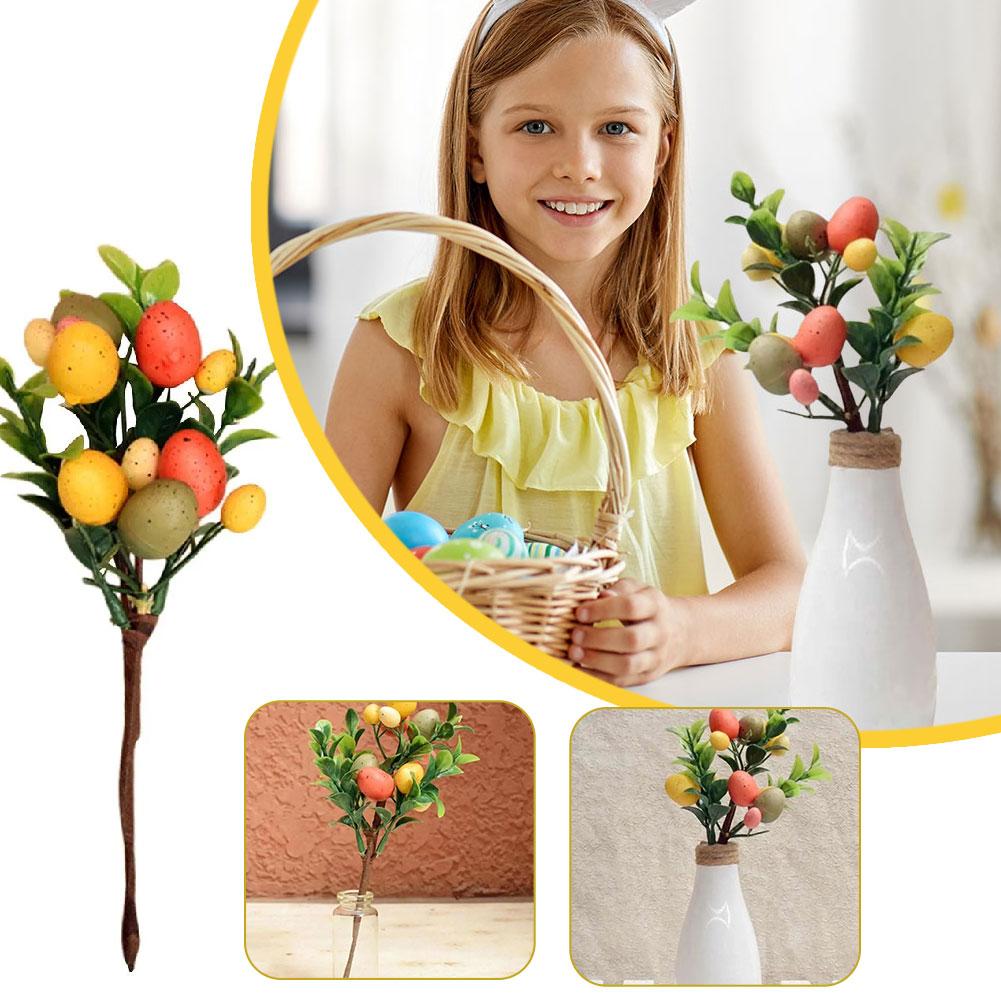 НОВЫЕ пасхальные цветы красочные искусственные цветочные пасхальные комнаты цветочные спальни для украшения дома Arr S8X3