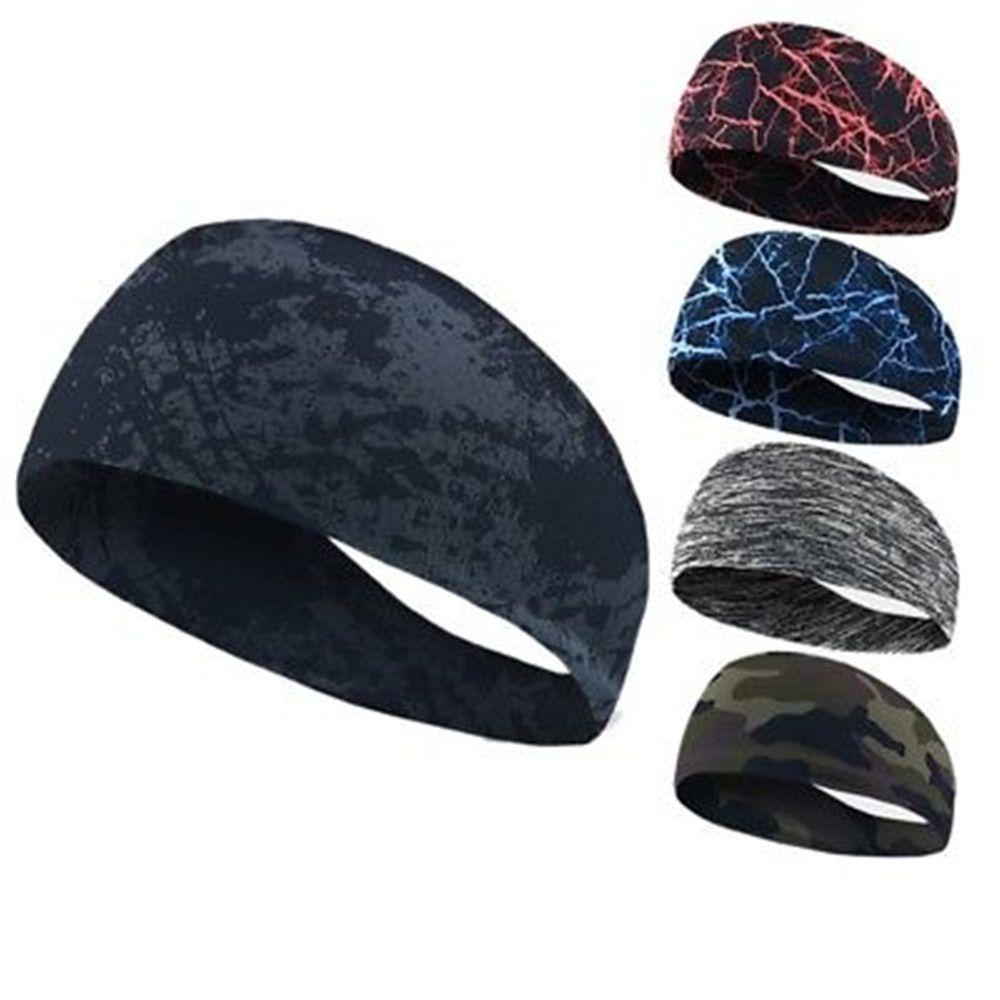 Unisex Cycling Gym Sport Hair Bands Sweat Headband Sweatband Stretch