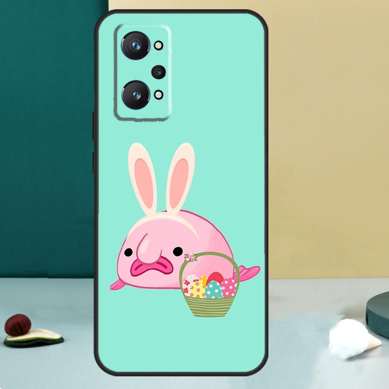 Милый рыбо-капля Для Realme 11 10 12 13 14 Pro Plus GT 7 6 5 Pro GT 6T C67 C61 C53 C51 C21Y C25S C75 C55 Чехол