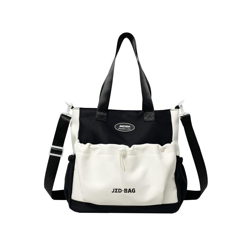 Новая сумка-репетитор для студентов, милая повседневная портативная сумка для хранения, большая вместимость, модная, простая и симпатичная повседневная сумка через плечо.