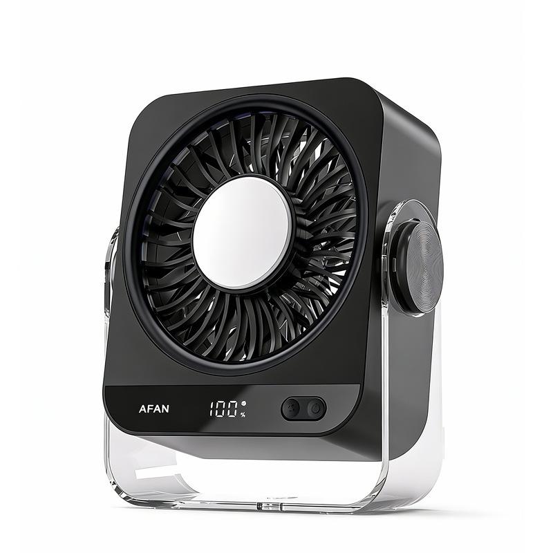 2026 Wall-Mount & Desktop Refrigeration Fan: Compact Semiconductor Air Conditioner with Ice Pack